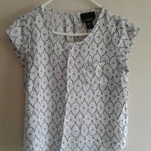 Colorful  CYNTHIA  ROWLEY Summer Top.  Size Small